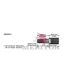 R003723r Meritor Stud R.h