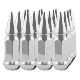 16-12x1.5 Metal Lugz 7905k4 Chrome Spiked-utv Conical Style Lug Nuts Full Kit 12mmx1.5