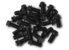 8-16x0.59 Method Race Wheels 191682043345 Lip Bolt 12 Point Black 3/8-16x0.59 Kit 25 Bolts