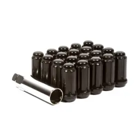Lk-w55014seb Method Race Wheels Lug Nut Kit Extended Thread Spline M14x1.5 5 Black 20 Lugs