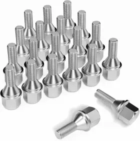 Mkus-qln284 Mikkuppa M12x1.25 Wheel Lug Bolts - Replacement Chrome