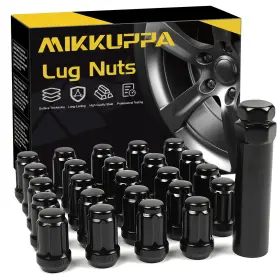 M12x1.5 Mikkuppa Qln022 24pcs Lug Nuts For 1995-2021 Toyota Tacoma Tundra Fj Cruiser