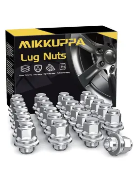 Qln064-xhy Mikkuppa M12x1.5 Lug Nuts Set Of 24pcs Hex 13/16ftft 21mm Chrome Oem Factory Sty