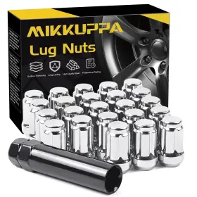 Qln070-hf Mikkuppa 23pcs Chrome Closed End Lug Nuts For Jeep Wrangler Liberty Grand Cherokee