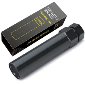 Qln121 Mikkuppa 6 Point Spline Lug Nuts Tuner Socket Key Tool - With Black