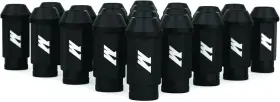 Mmlg-125-lockbk Mishimoto 748354011234 Black Aluminum Locking Lug Nut Fits Vehicles M12 X 1.25 Wheel Studs