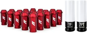 Mmlg-125-20lrd Mishimoto Red Aluminum Locking Lug Nuts M12x1.25 20pc Set