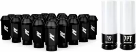 Mmlg-15-27lbk Mishimoto Aluminum Locking Lug Nuts For 21 Ford Bronco M12 X 1.5