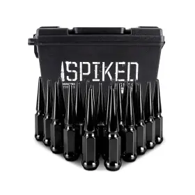 Mmlg-sp1215-20bk Mishimoto Spiked Lug Nuts M12x1.5 20-pc Set Black