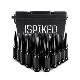 Mmlg-sp1415-24bk Mishimoto Spiked Lug Nuts M14x1.5 24-pc Set Black