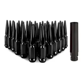 Mmlg-sp1415-32bk Mishimoto For Steel Spiked Lug Nuts M14 X 1.5 32pc Set Black