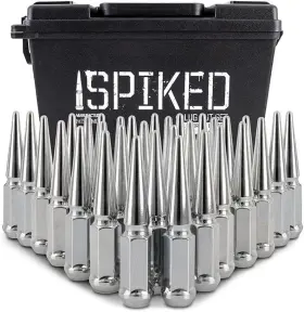 Mmlg-sp1415-32ch Mishimoto Chrome Spiked Lug Nuts - M14x1.5 32-pc Set