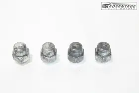 3880a103 Mitsubishi 2014-2024 Mirage Wheel Rim Lug Nut Bolt Silver Set Of 4 Gray Oem