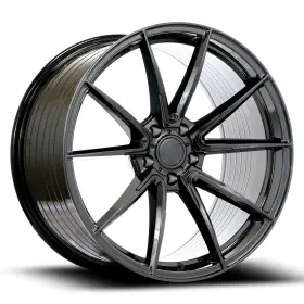 Mlf12-209051143 Modern Luxury 35gb Mlf12 Wheels 20x9 35 5x114.3 73.1 Black Rims Set Of 4