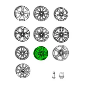 04755477aa Mopar Aluminum Wheel Front Or Rear For 2022 2023 Grand C Jeep