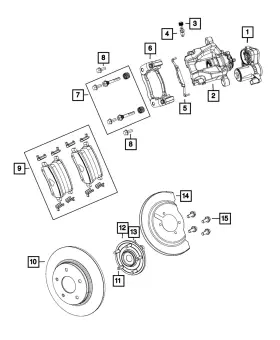 06508707aa Mopar Genuine Wheel Lug Stud