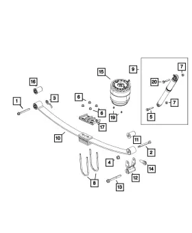 06511080aa Mopar Genuine Hex Flange Head Screw 6511080aa