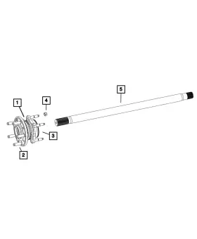 06513748aa Mopar Genuine Hub Stud
