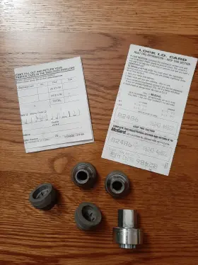 4721954ab Mopar Wheel Lock Set