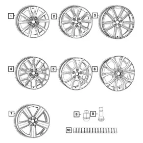 5xk97malaa Mopar For Dodge Durango 2017-2018 Wheel