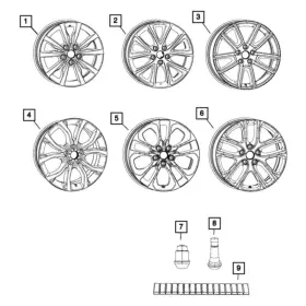 5zr77dx8aa Mopar For Dodge Durango 2019-2020 Wheel