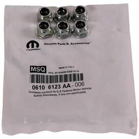 Mopar 6106123aa 6 Pack Hex Lock Nut Genuine