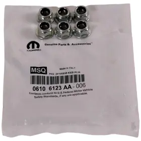 6106123aa Mopar 6 Pack Hex Lock Nut Genuine