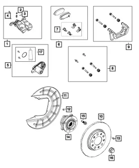 6512205aa Mopar Genuine 6 Lobe External Head Bolt