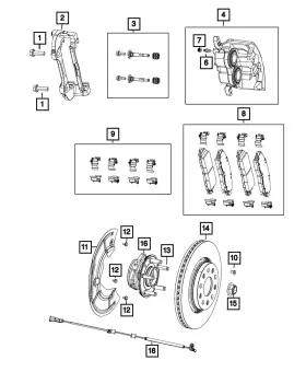 68325126aa Mopar Genuine Wheel Lug Stud