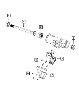68449592aa Mopar Genuine Hub Stud