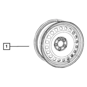 68464948aa Mopar For Ram Promaster City 2019-2021 Wheel