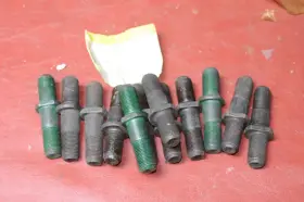 E-5561-l Mopar 11- Nos 0532063 Euclid Clipped Collar Wheel Stud Lug Nut Bolt Oem