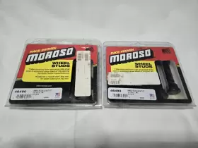 46490 Moroso Wheel Stud And Lug Nut Kit 1/2 - 20 X 3 Size Open Box Used X2 Sets