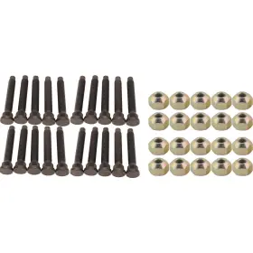 9100717 Moroso 46160 Wheel Studs 7/16-20 And Single Sided Steel Lug Nut Kit