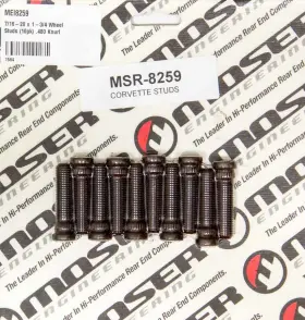 8259 Moser Engineering 7 16 20 X 1 3 4 Wheel Stud 480 Knurl Pack