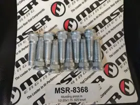 2-20x1.75 Moser Engineering 8368 New Mustang Studs 1/2-20x1.75 Inch .625 Knurl 1-3/4 Press In