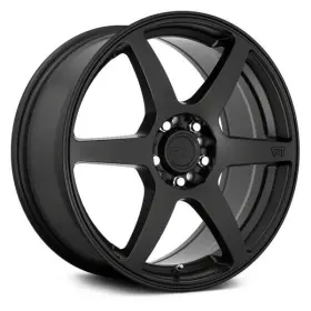 Mr14388031735 Motegi Mr143 Cs6 Satin Black 18x8 35 5x100 5x114.3 72.6 Wheel Single Rim