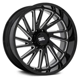 Mo811be20108018n Moto Metal Mo811 Combat Wheels 20x10 -18 8x165.1 125.1 Black Rims Set Of 4