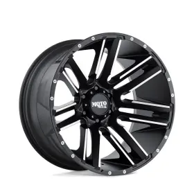 Mo97829087518 Moto Metal Razor Satin Black Machined Spokes 20x9 18 8x170 Wheel Single Rim