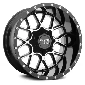 Mo98621235344n Moto Metal Mo986 Siege Wheels 20x12 -44 5x139.7 78.1 Black Rims Set Of 4
