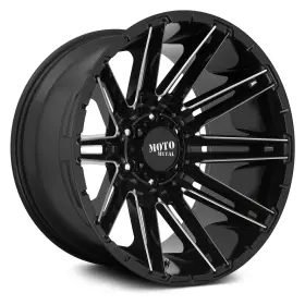 Mo99821068318n Moto Metal Mo998 Kraken Wheels 20x10 -18 6x139.7 106.1 Black Rims Set Of 4