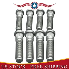 6509866aa Motoparts 8x New Front And Rear Wheel Hub Stud Set For 2012-19 Dodge Ram 2500 3500