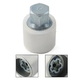 77usa Motorshop 550723127060 For Audi New Locking Wheel Nut Key Bolt Letter E Chrome-molybdenum Steel Car