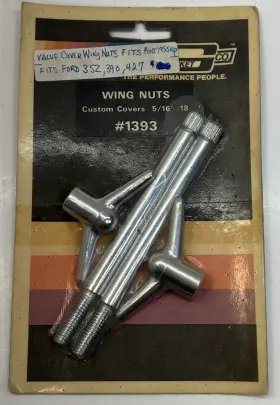 1393 Mr. Gasket #1393 Vintage Co. Custom Wing Nuts 5/16 Inch -18 70s Hot Rod Nos