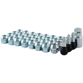 5356k6 Mr. Lugnut 32-14mmx2.00 Zinc Open Acorn Lug Nut Install Kit For 8 Vehicle
