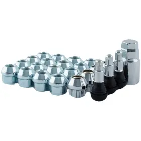 5358k5 Mr. Lugnut 20-9/16 Inch -18rh Zinc Open Acorn Lug Nut Install Kit For 5 Vehicle
