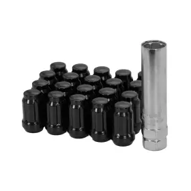 5742k5-blk Mr Lugnut Closed End Black 7/16 Inch Spline Lug Nut Kit 20-lug