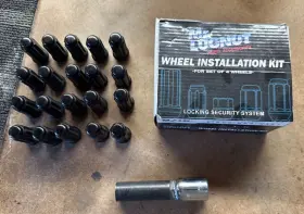 Dwra1a-bk Mr Lugnut Dwra1a-bk/023 Black Lug Nuts For Jeep Jl And Jt M14x1.50