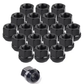 Munut-08-bk12x20 Muhize Lug Nut Kit 20pcs - 1/2 Inch X20 Black 2025 New Bk12x20