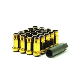 32906z Muteki Wheel Mate Sr48 Open End Lug Nuts - 12x1.50 48mm Yellow Chrome
